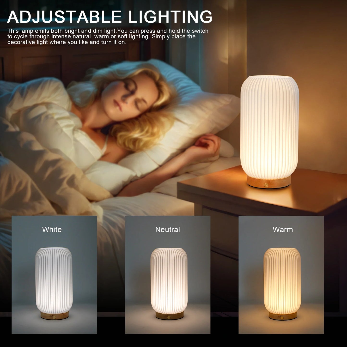 Nobur ZenGlow™ Lamp – Minimal Ambient Lighting